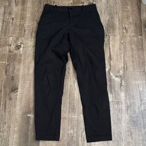 Lululemon Commission Slim Fit Black Chino Pants